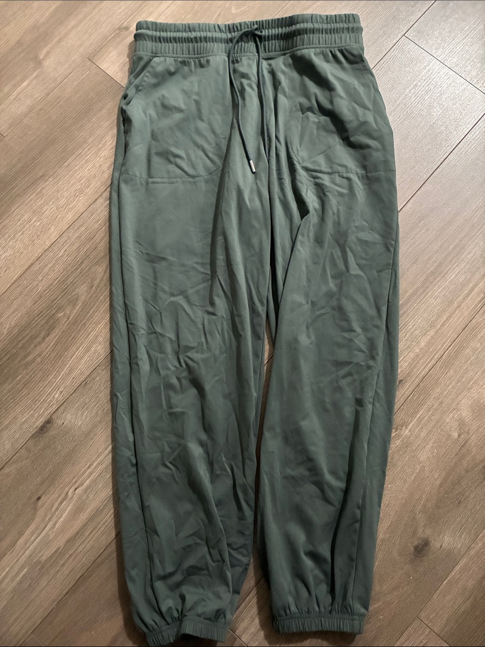 Women’s Olive Drawstring Jogger Pants
